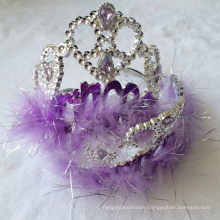 New Plastic Fairy Blinking Metallic Princess Tiara